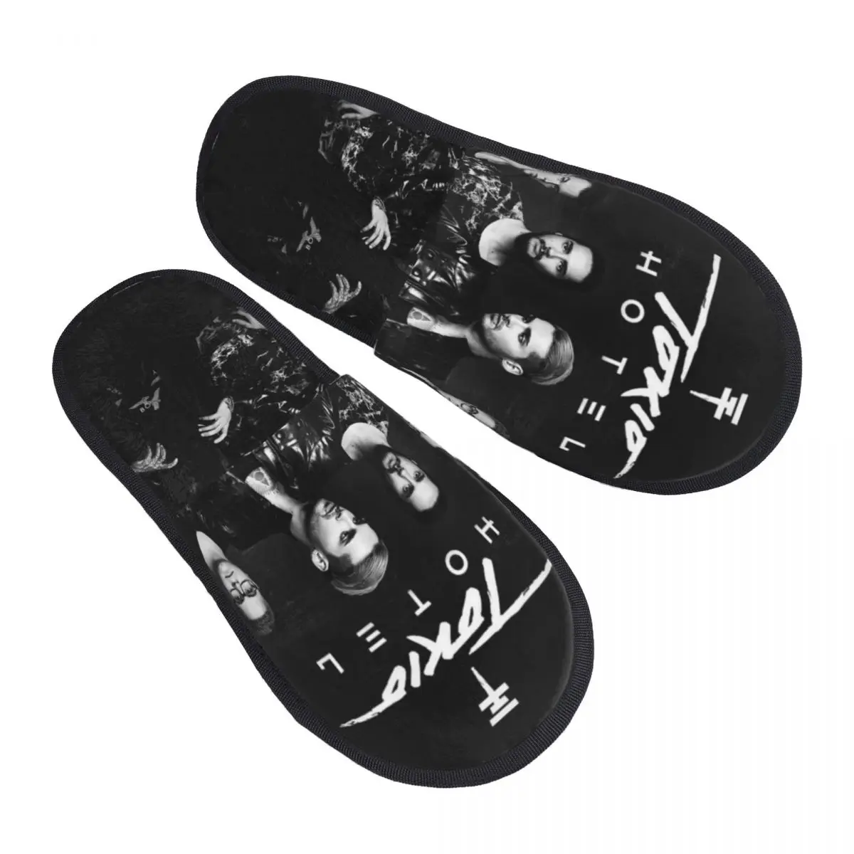 Custom Tokio Hotel Memory Foam Slippers Women Cozy Warm Pop Rock Band House Slippers