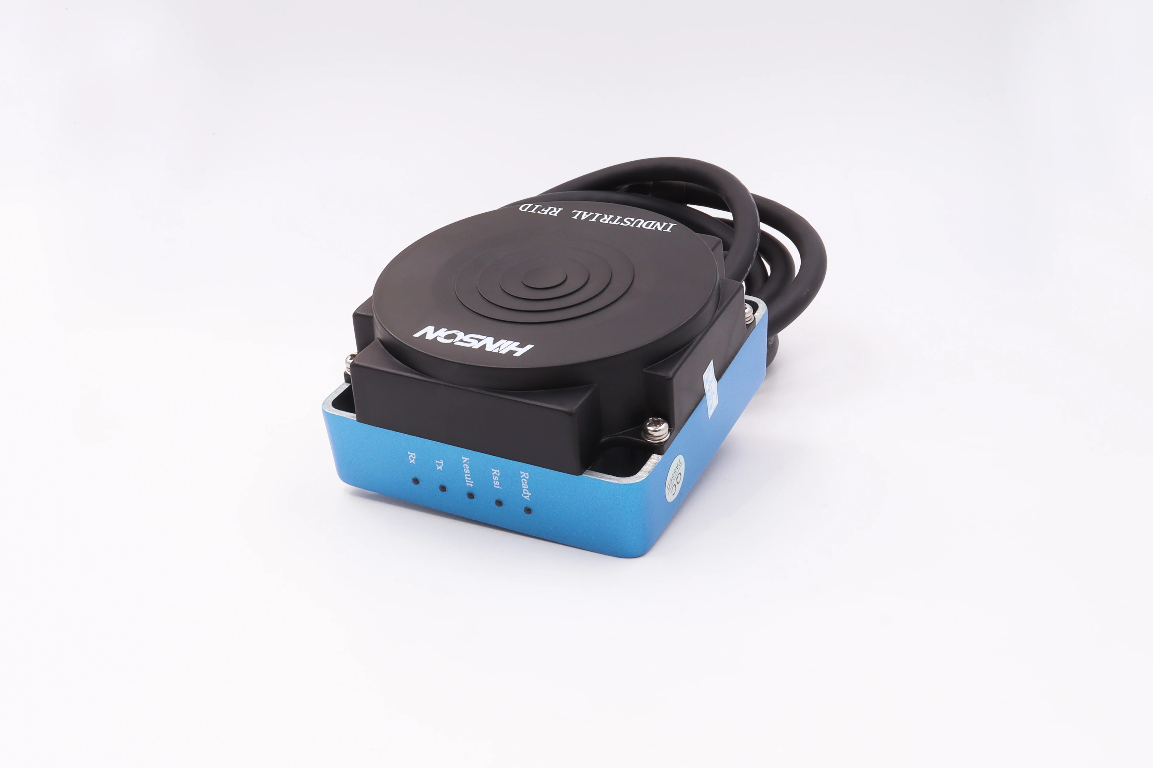 Leitor RFID Hinson de alto desempenho IP54 ISO15693 com sensor de posição 4Byte 8Byte 3m/s Excelente desempenho de custo