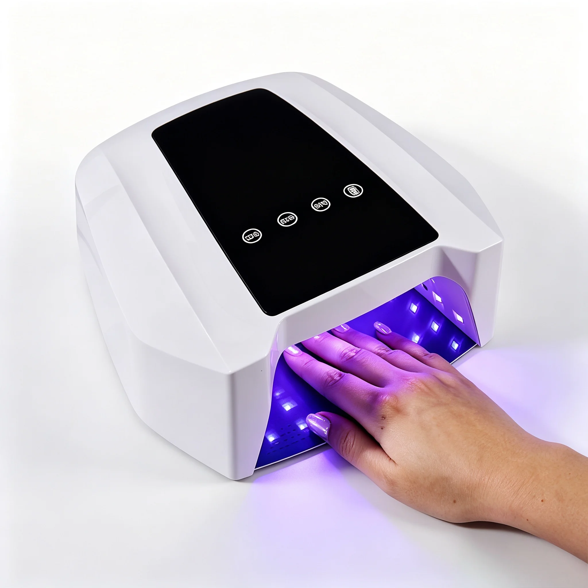 72W High Power Cordless UV LED Nail Lamp Portable Rechargeable Wireless Gel Polish Dryer Professional Manicure Salon Light