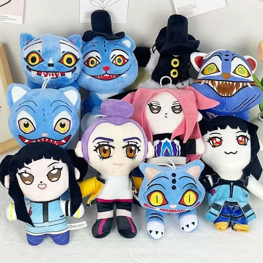 جديد Kpop شيطان ألعاب من القطيفة لعبة الصيادين النمر بلوشي دمية محشوة دمية الأزرق النمر الحيوانات أفخم دمية لعبة هدايا عيد ميلاد لفتاة