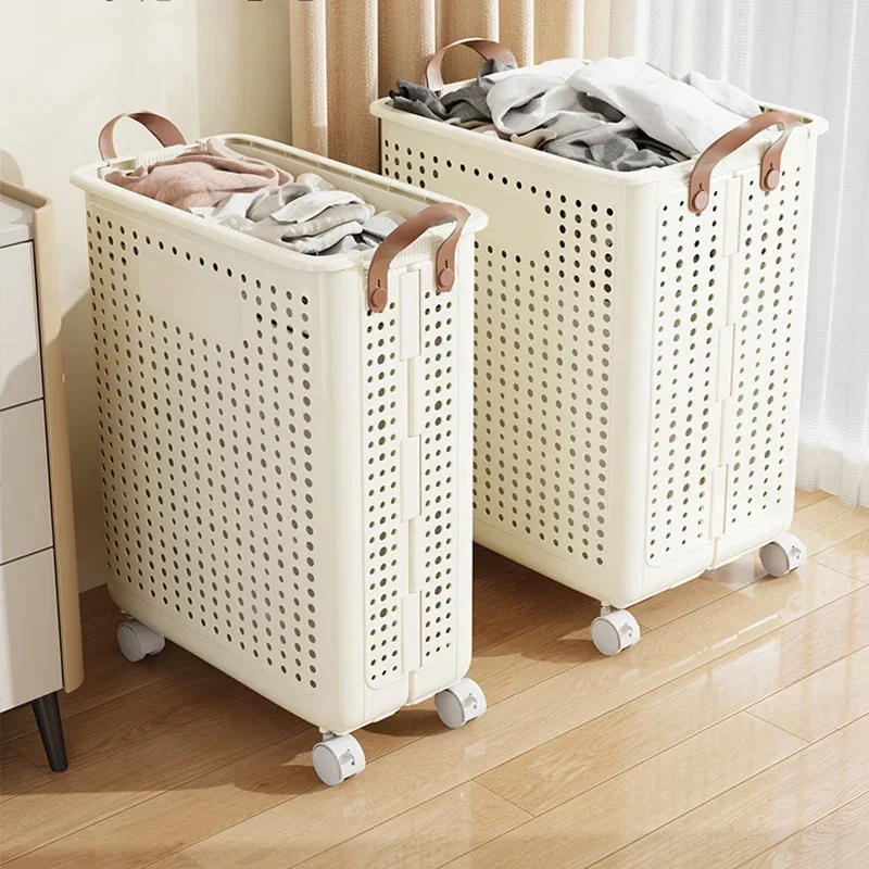 Folding dirty clothes basket, multifunctional handheld dirty clothes basket,large capacity collection basket,storage basket