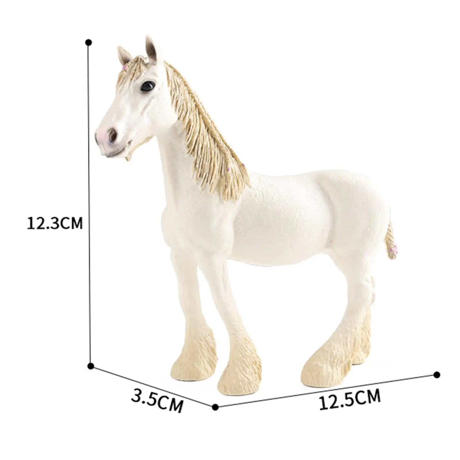 Horse Figures, Animal Statue, Educational Toy, Animal Model, for Boys And Girls Ages 3 And Up