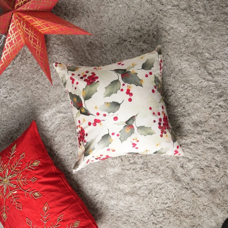 

Printed Throw Pillow - Soft Comfortable & Durable Cushion Perfect for Living Room Bedroom or Vacation Home Thoughtful Gift