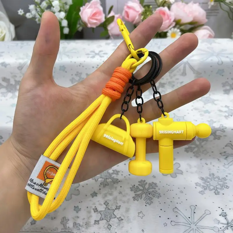 1 Stück Fitness-Schlüsselanhänger für Gym-Liebhaber, Premium-Geschenk für Sporttaschen, Wasserflaschen, D-Schnalle, Sportlicher Schlüsselanhänger-Zubehör – Detail 3