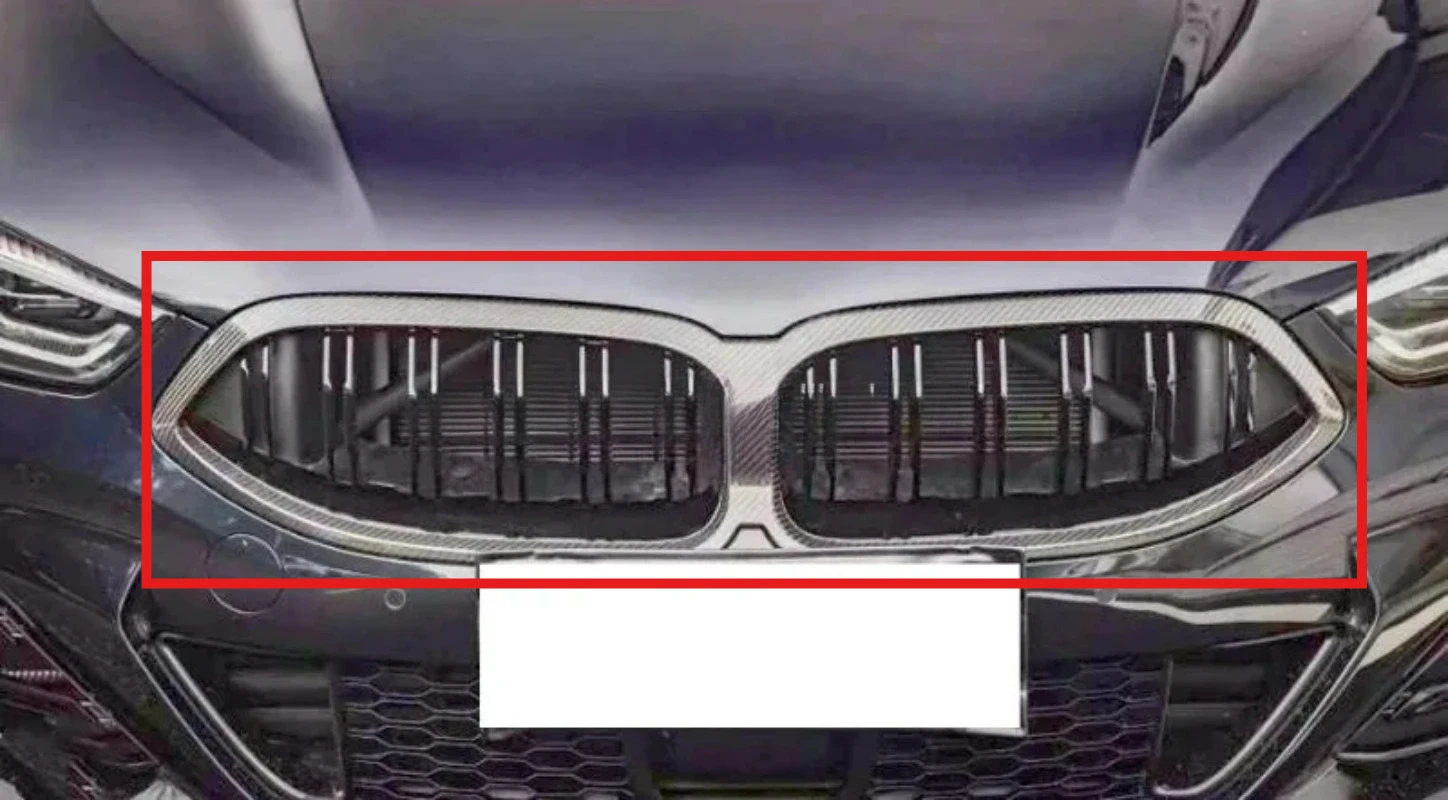 

3K-Twill-Weave FORBMW M8 F91/F92/F93/8 Series G14/G15/G16 Front Bumper Grille Carbon Fiber 2019-2022