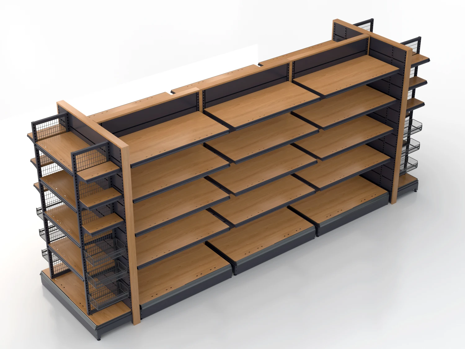 Retail Store Rack Supermarket Shelf Gondola Shelving for Supermarkets or Convenient Shop