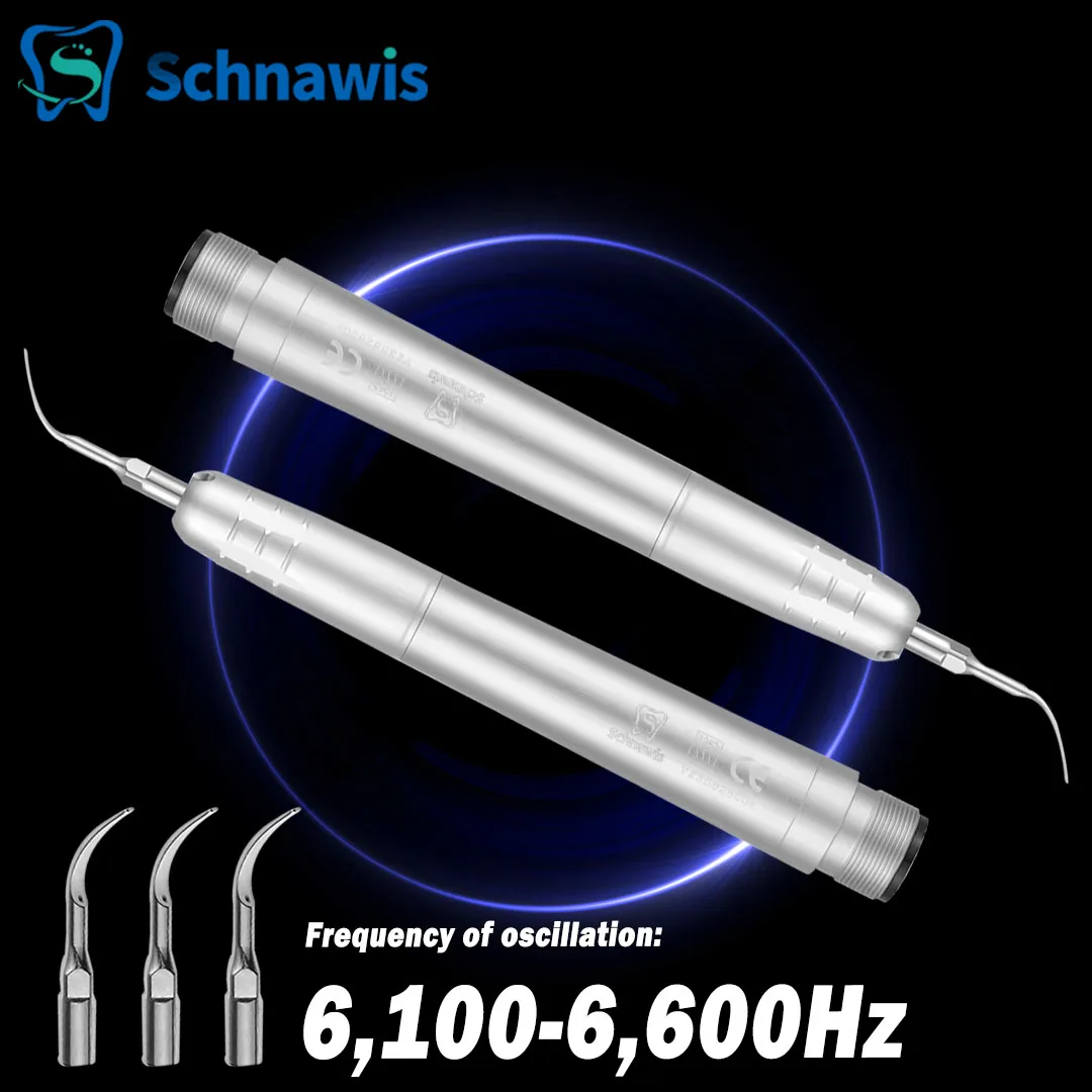 

Schnawis Dental Ultrasonic Scaler Handpiece Air Scaler Handpiece Sonic Scaler Tooth Cleaner With 3 Tips 2/4 Hole Dentistry Tool