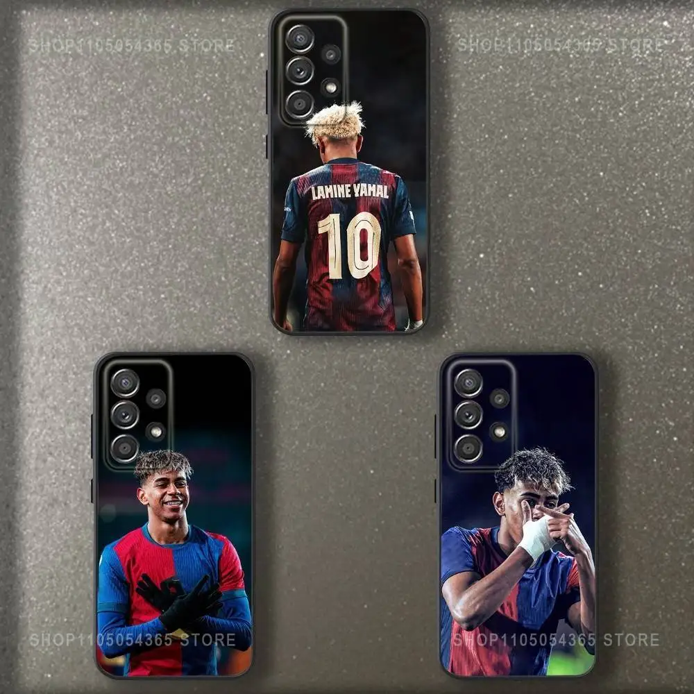 

L-Lamine Yamals No 10 Phone Case For Samsung S 25,24,23,22,30,21,10,9,Ultra,Plus,Lite,FE,4,5 G Soft Black Case
