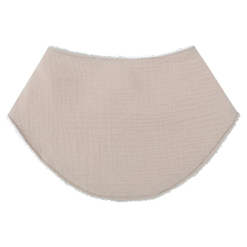 J15U تغذية الطفل سال لعابه المريله طوق الديكور منشفة لعاب الأطفال لينة القطن وشاح تجشؤ