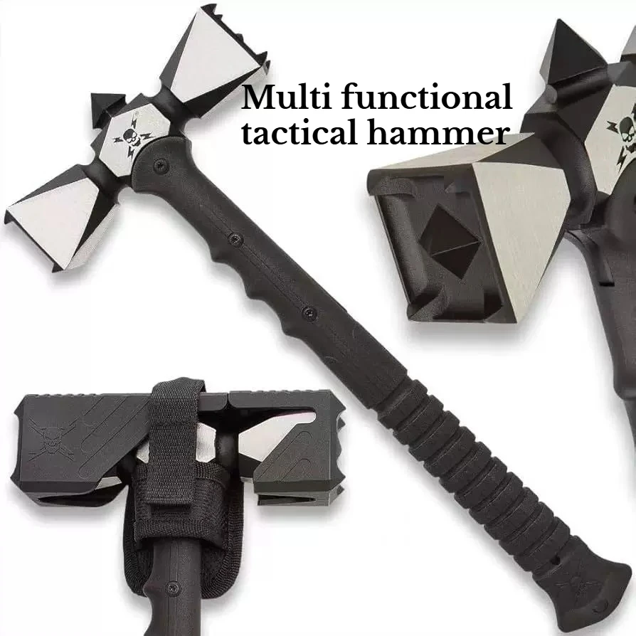 Outdoor Multifunctional Tactical Hammer Portable Fire Camp Hand Hammer Household Hand Tool