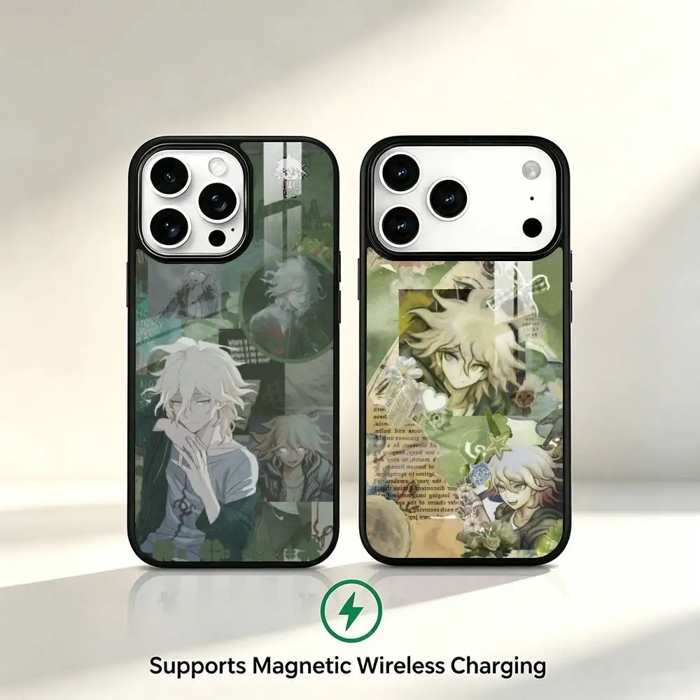 Danganronpa Komaeda Nagito Phone Case For iPhone17,16,15,14,13,12,11 Plus,Pro Allows magnetic wireless charging