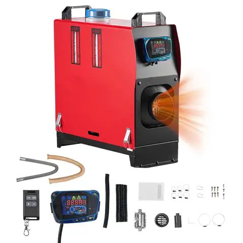 SucceBuy 8KW Diesel Air Heater DC12-24V Diesel Parking Heater with Remote Control, Pre-Heating Function, for RV, Truck, Camper
