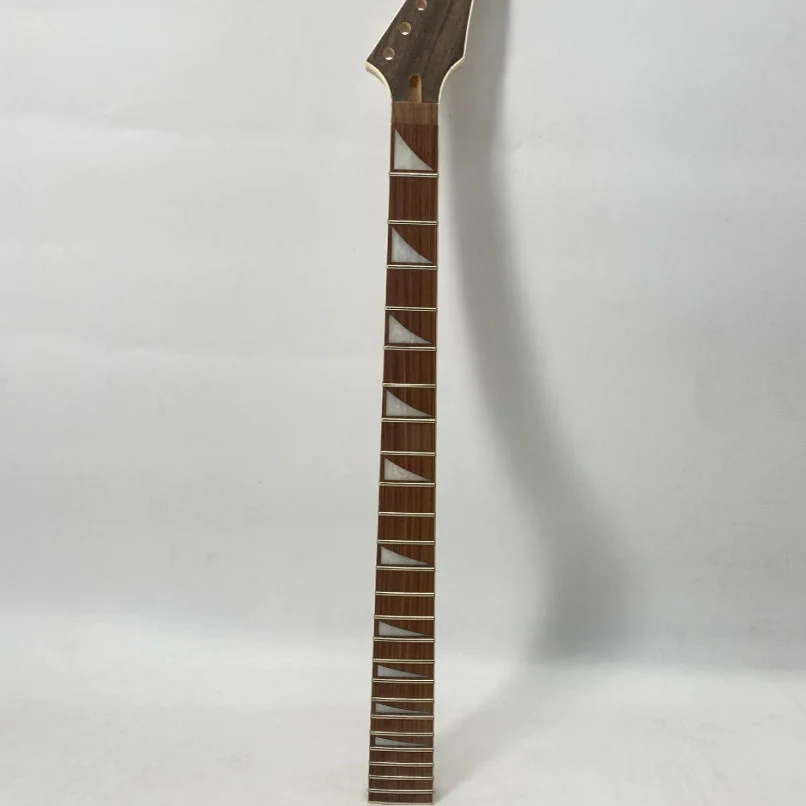 24frets maple neck with rosewood fingerboard inlay sharkpin white binding Electric Guitar Neck Musical Instrument parts