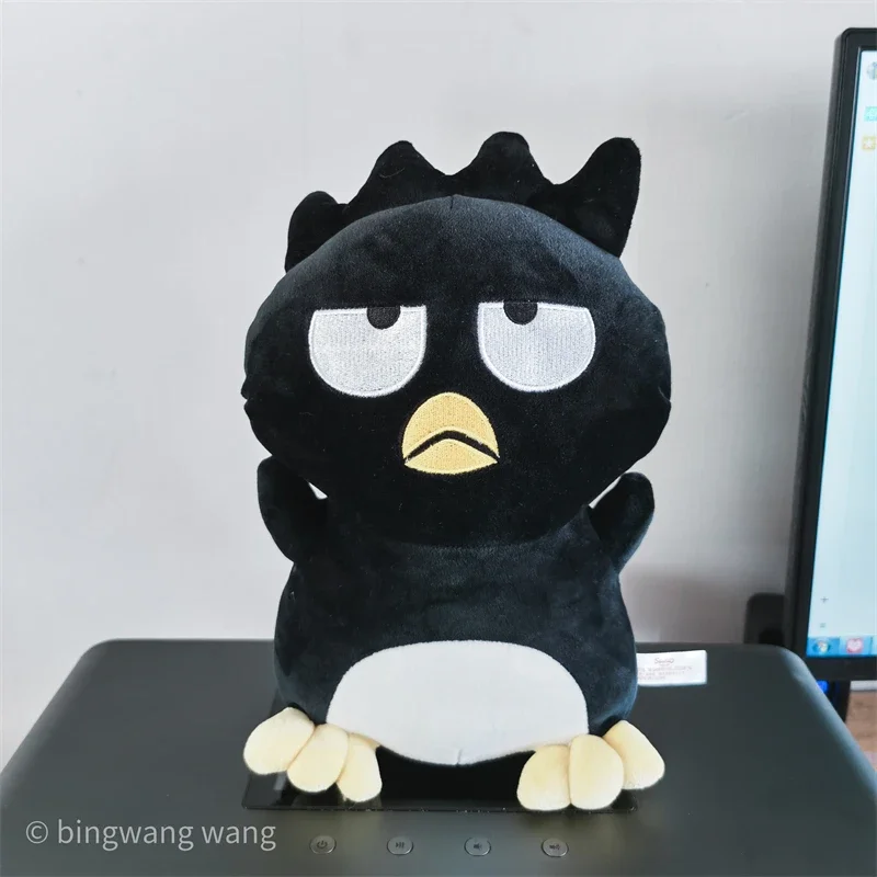 

Очаровательная плюшевая игрушка Bad Badtz Maru, мягкая милая японская стильная аниме, черная кукла-пингвин, плюшевые игрушки для объятий, подарки на день рождения для девочек 30/40/60 см