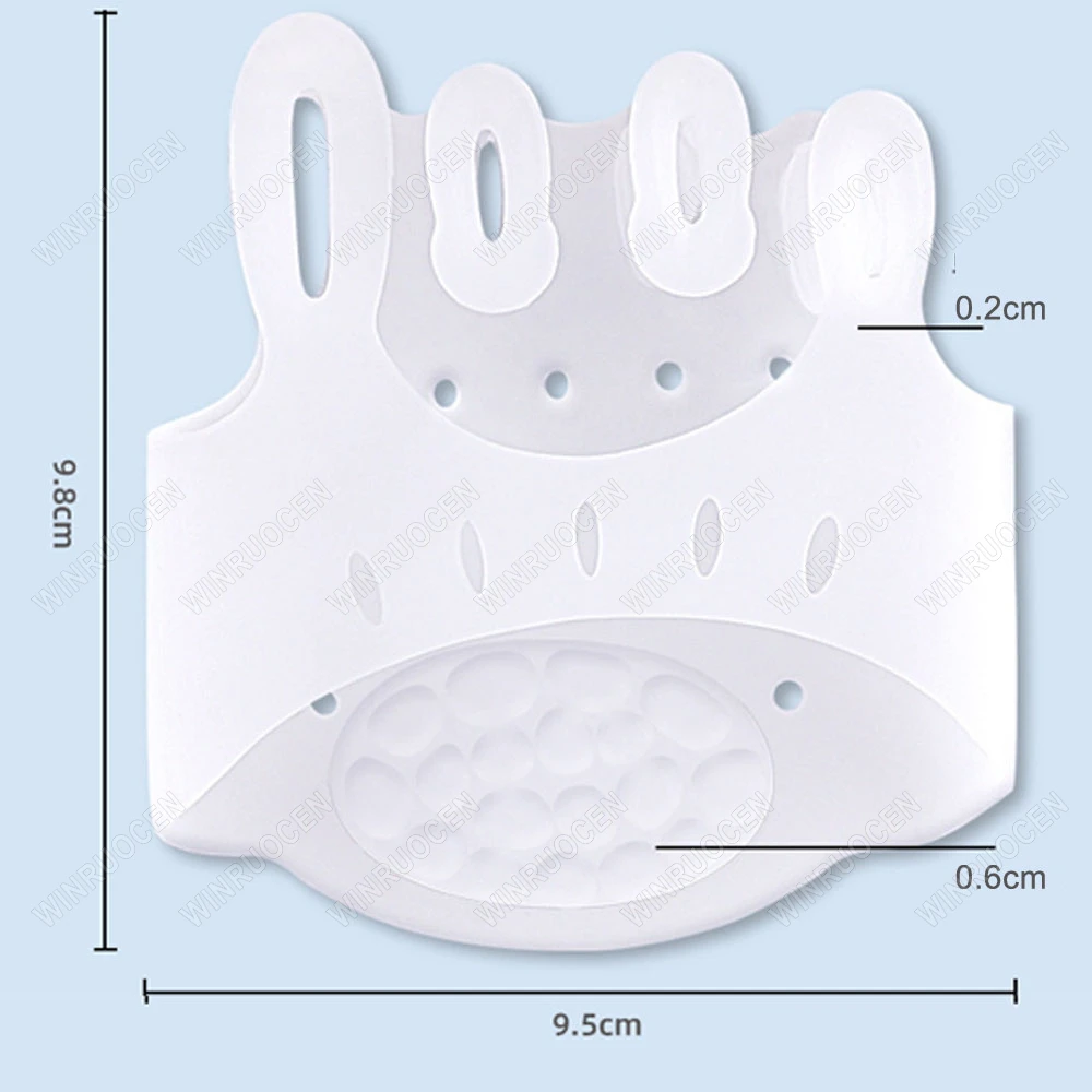 2 قطع = 1 زوج جل سيليكون الورم مصحح تو فواصل الأمامية منصات العظام الأقواس تقويم العظام أروح الفواصل عيد