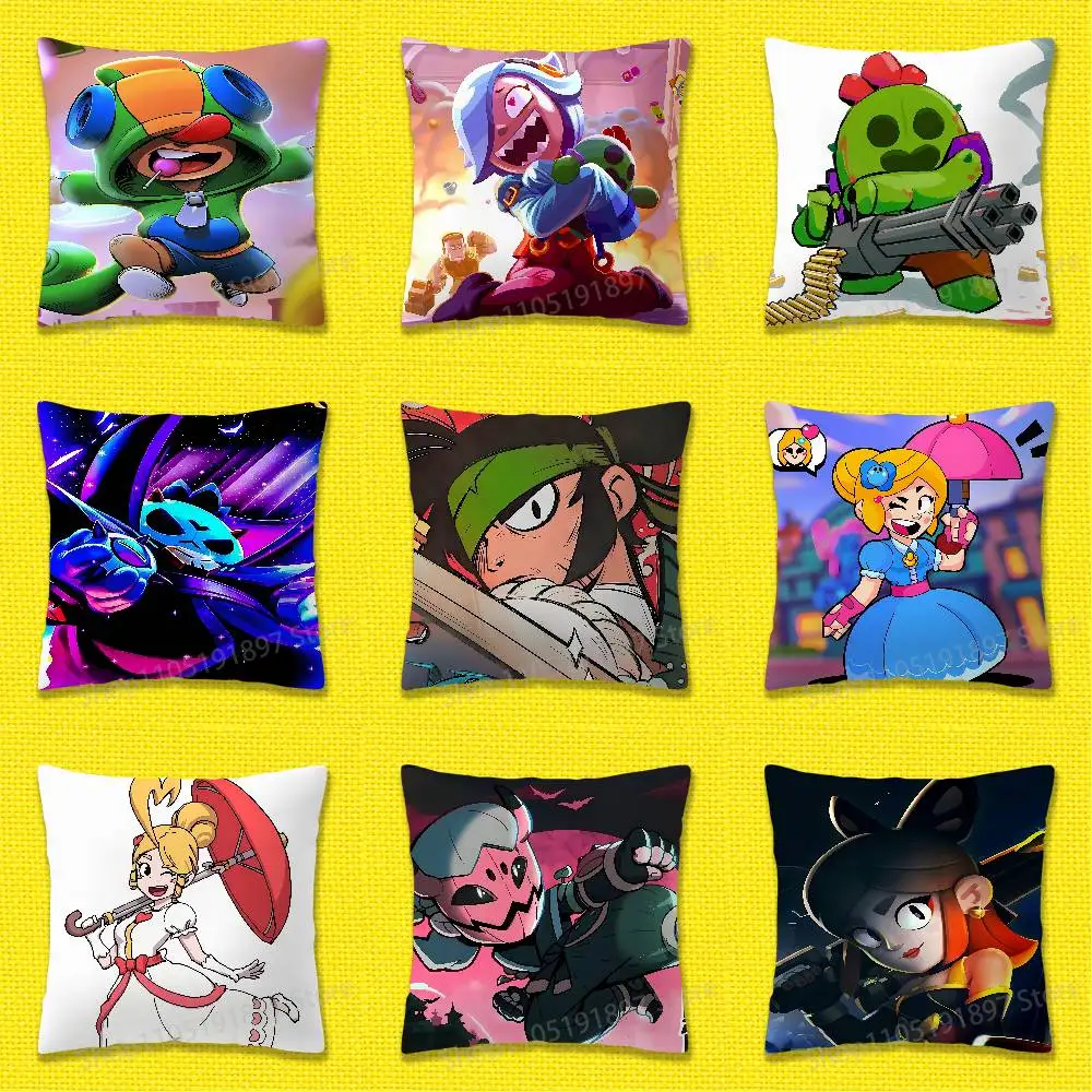 

Game B-Buzz S-Stars L-Leons S-Spike Throw Pillow Case For 45x45cm 40x40cm 30x30cm 50x50cm 55x55cm Square Home Pillowcase Case