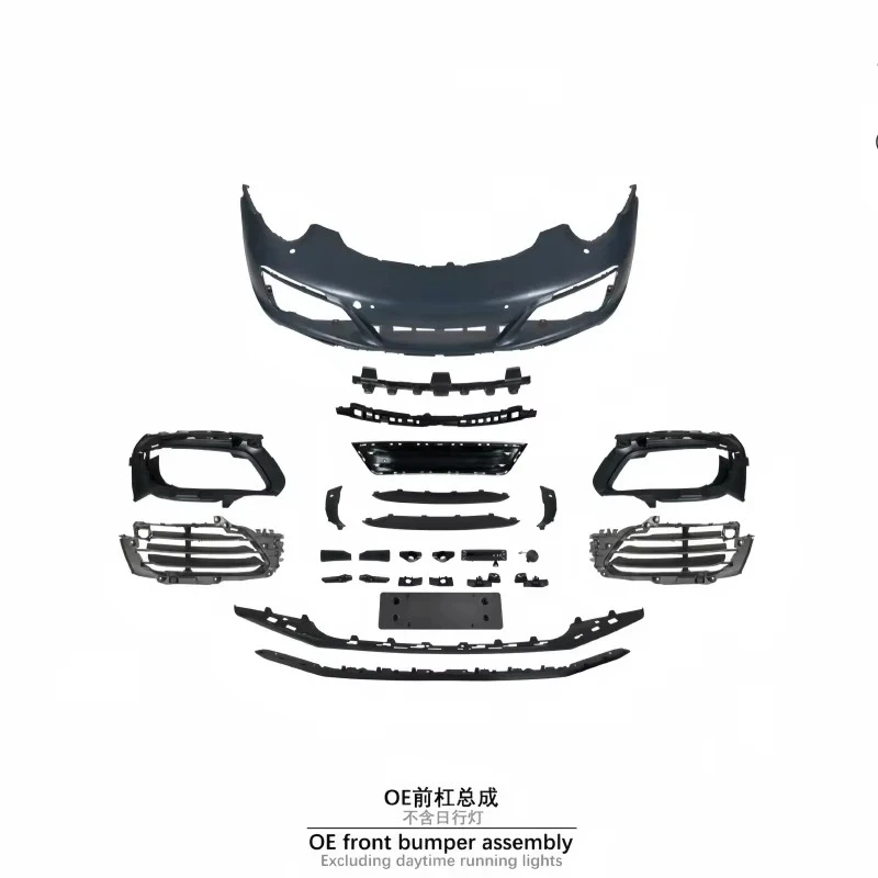 OE Front Bumper Assembly 991.2 2012-2019, Excluding Daytime Running