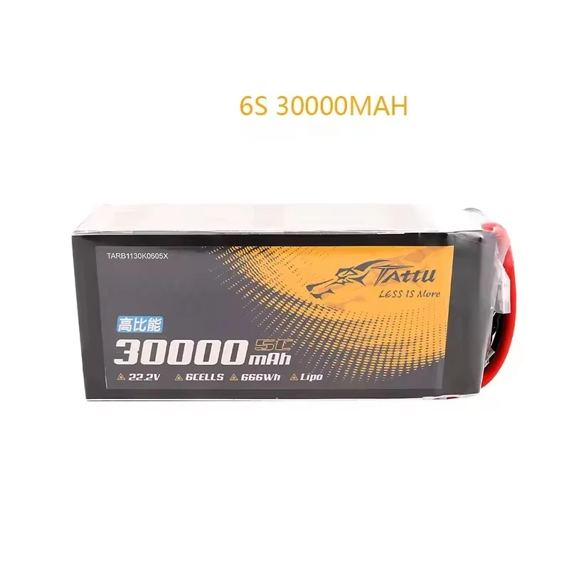 

New 30000mAh 22.2V 6S LiPO Battery Burst 5C for Big Load Multirotor FPV XT90S