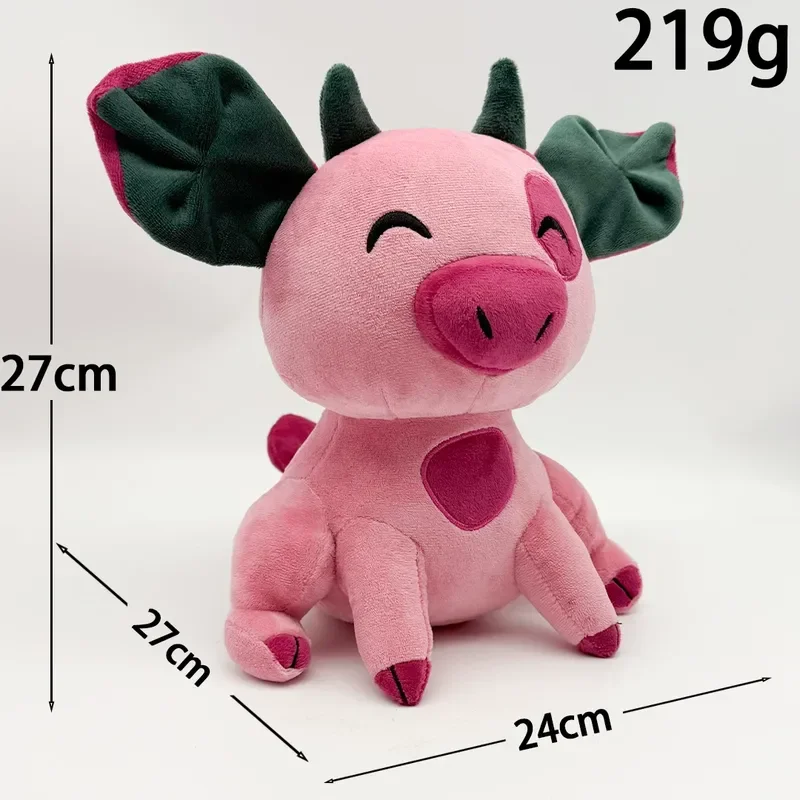Stuffed 27cm Hazbin Hotel Cute Fat Nuggets Anime Devil Pig Plush Toy for Kids Fan Cosplay Birthday Holiday Gifts XMAS Collect