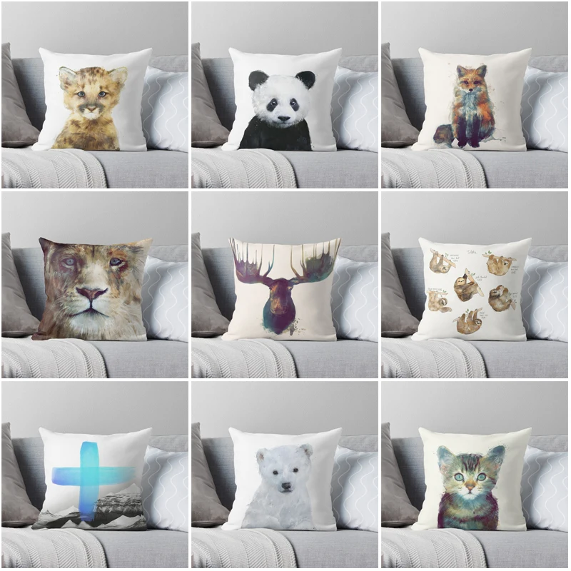 Contracted fashion Home pillow case Cushion covers autumn nordic50x50cm 60x60cm Modern Living Room sofa House bed 45*45cm