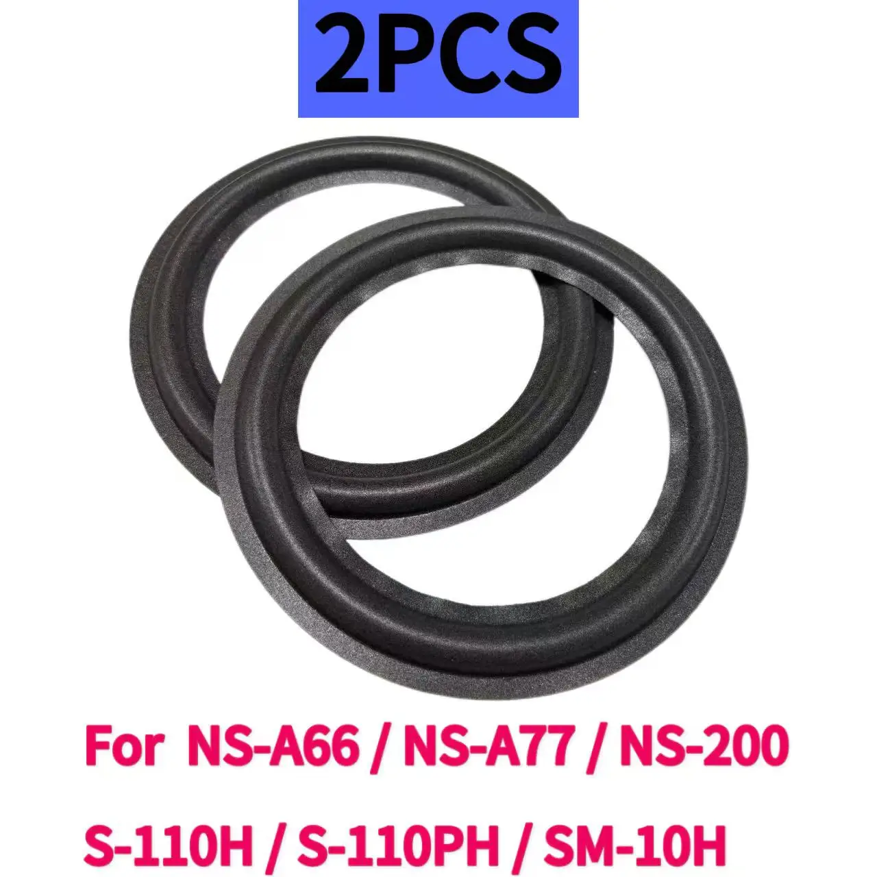 For Yamaha NS-A66 NS-A77 NS-200 S-110H S-110PH SM-10H Speaker Foam Repair Folding Edge Ring （2PCS）
