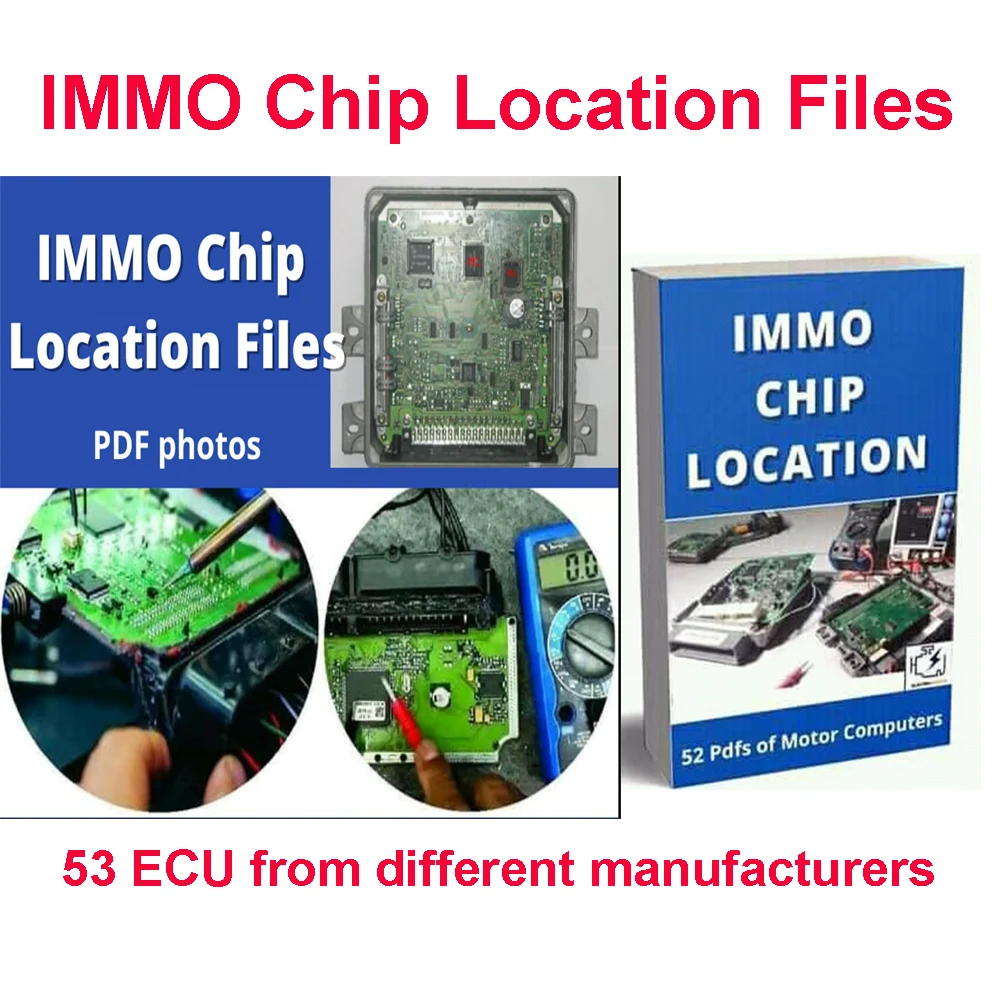 

IMMO Chip Location Files 53 ECU Discover How to Repair Automotive Module in 8 Step For Delphi Car Diag Tool VS IMMO OFF Software