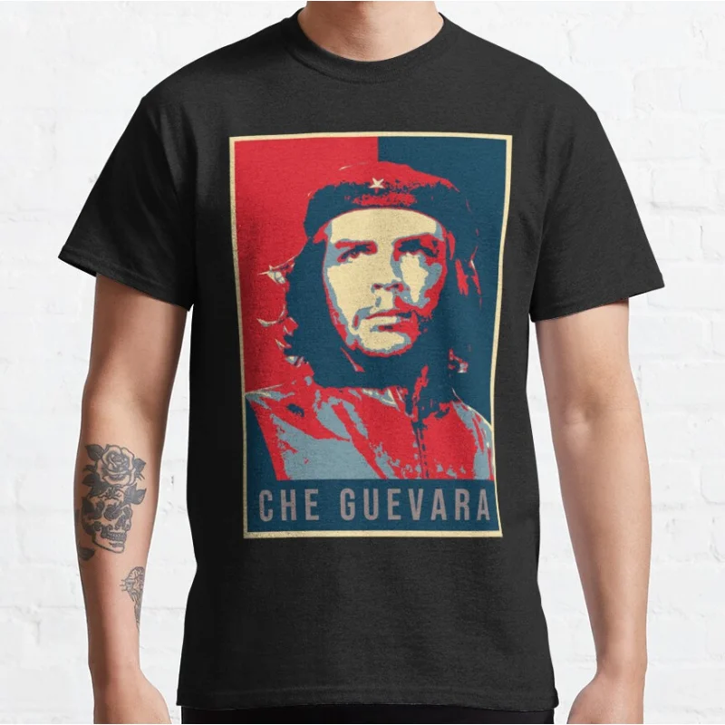 

Pop Art Che Guevara Retro Cuba revolution leader gift t shirt for man 100% cotton printed clothes Men's All size S-6XL Tops