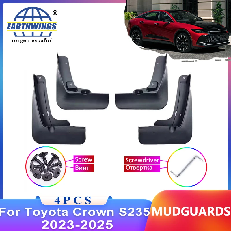 

Брызговик Для Toyota Crown S235 2023 2024 2025 Guard Mudguard Переднее Заднее Крыло Accessorie Обновление Versio Mudguard