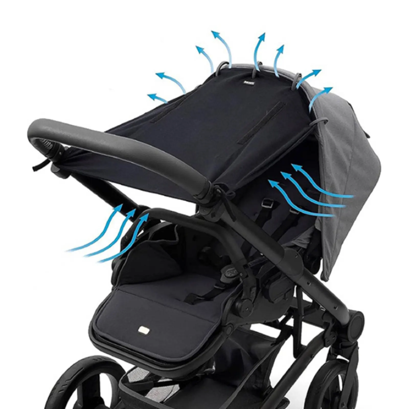 

Universal Baby Carriage Sun Shade Windproof Pram Sun Cover Extender Pram Bright-Blocking Cover Bright Rain Protection