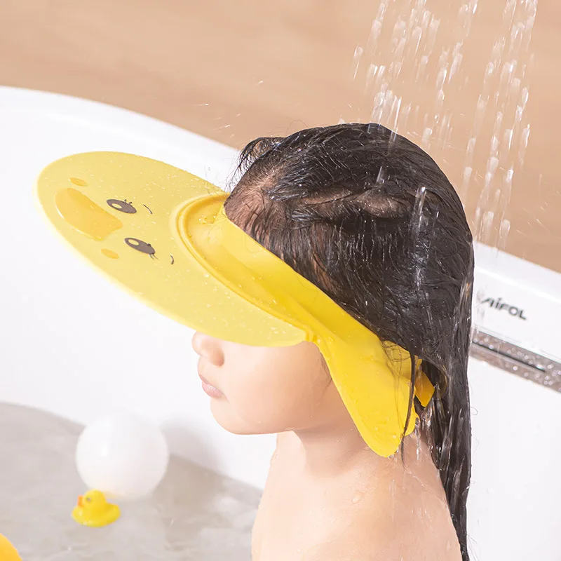 Children's Shampoo Cap, Baby Waterproof Bath Cap, Baby Hair Washing Wonder, Baby Adjustable Shampoo Water-Blocking Cap