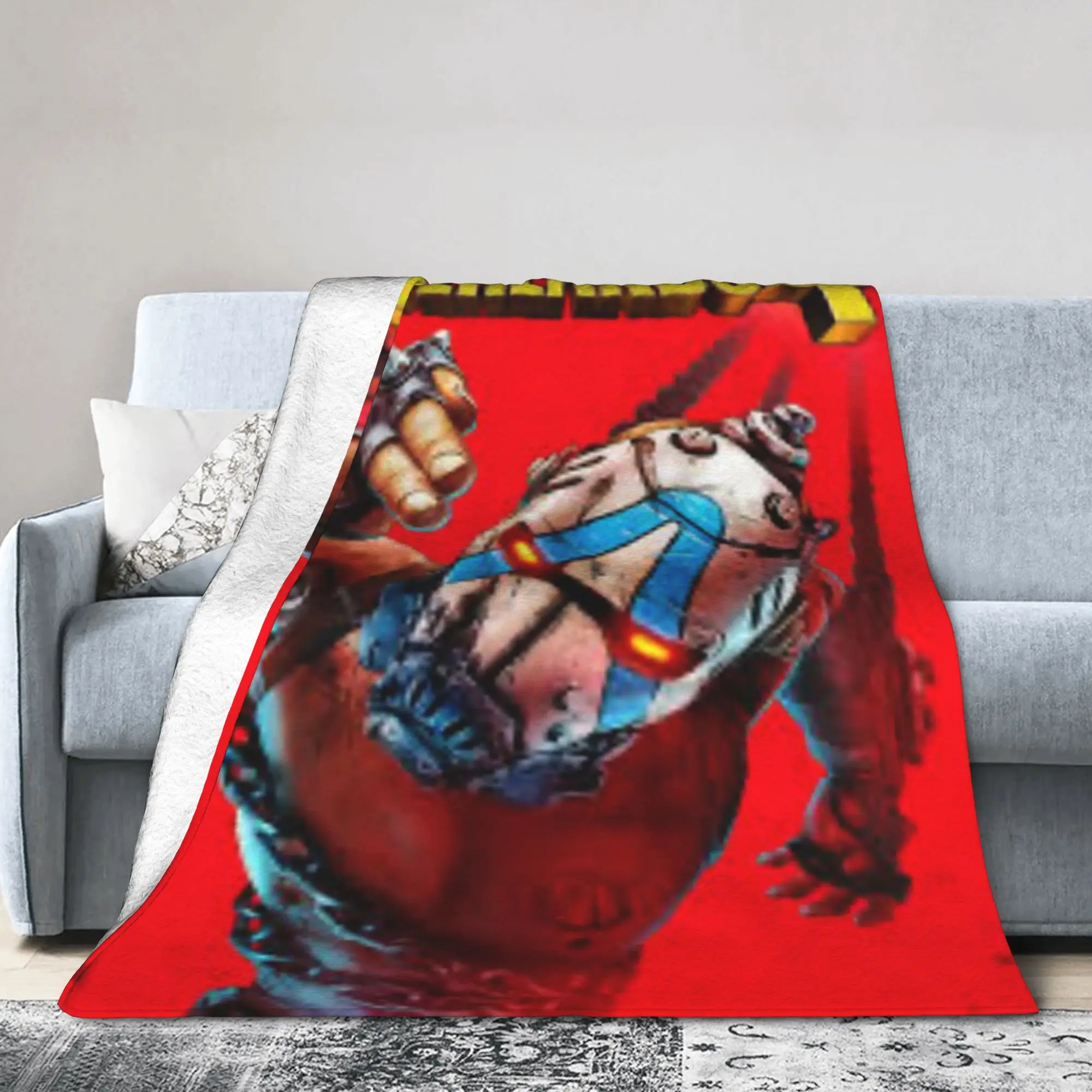 بطانية إكسسوارات ألعاب Borderlands 4، بطانية رمي صوف فائقة النعومة، لحاف رقيق من القطيفة المريحة