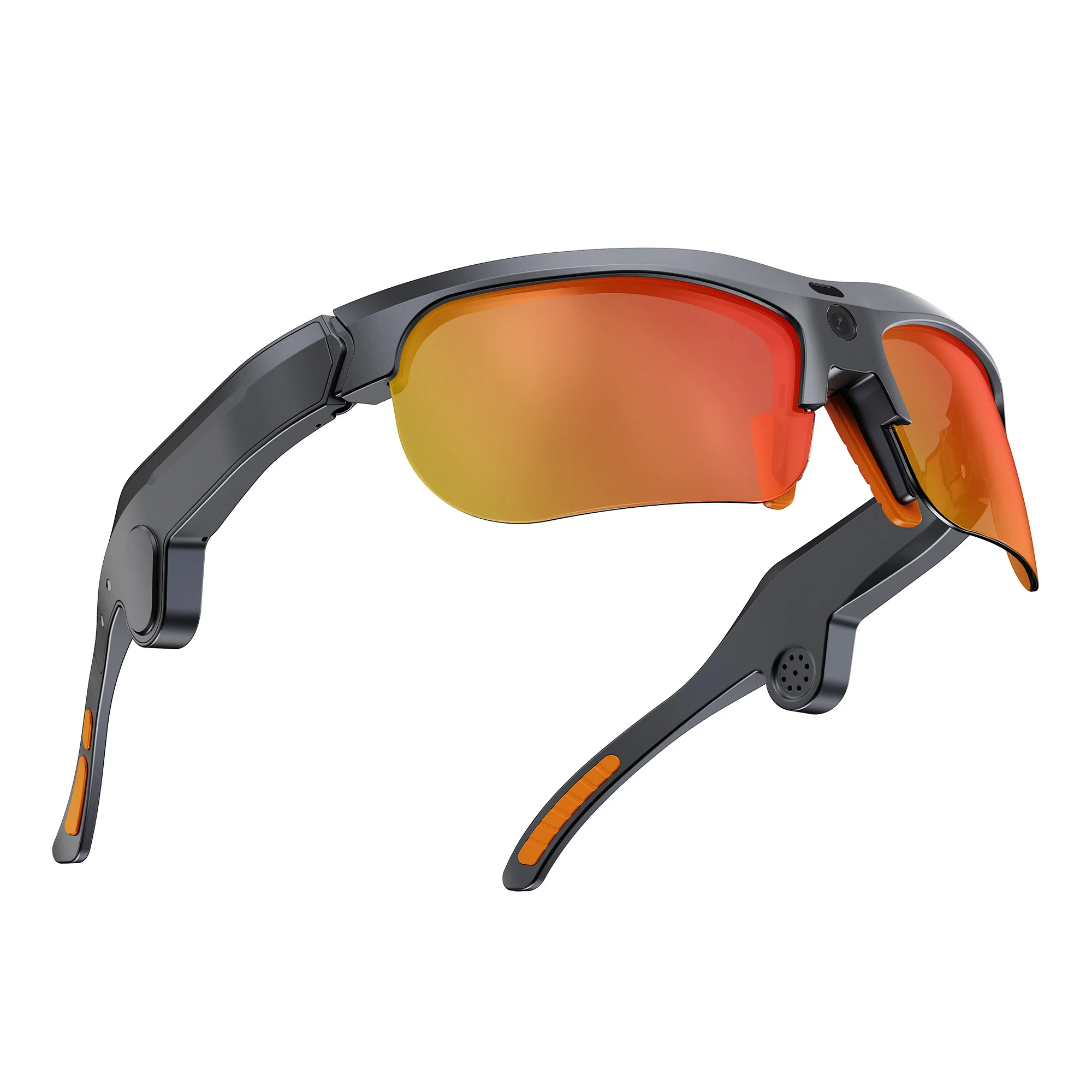1300W HD Camera Smart Glasses Video Call Music Playback Video Recording Photo Taking Wireless Headphones AI Cycling Glasses