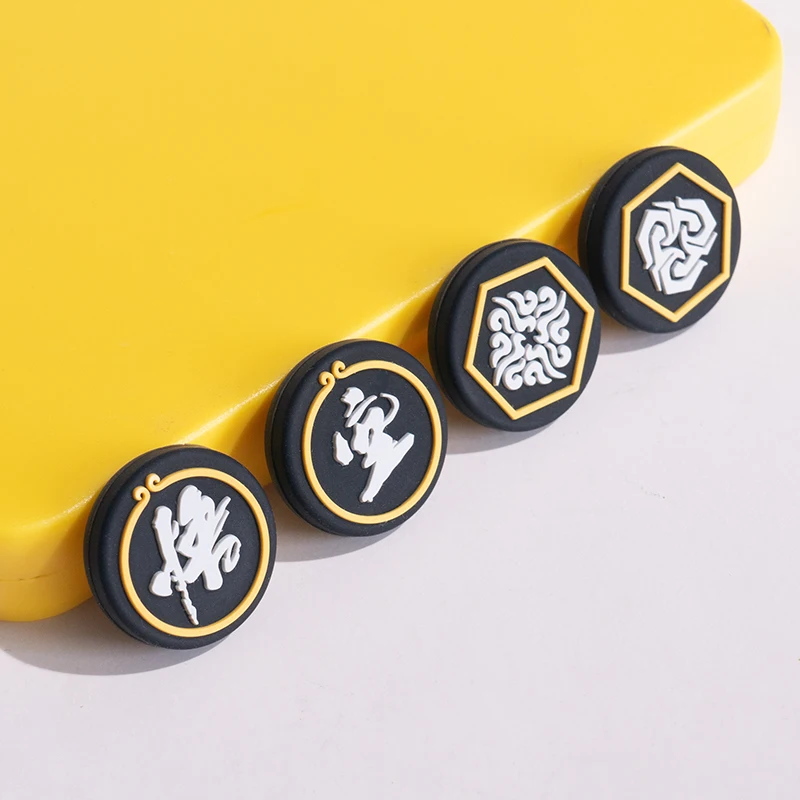 غطاء قبضة عصا إبهام سيليكون ، غطاء عصا تحكم لسوني PS5 ، PS4 نحيف ، Xbox One Series X ، S ، meth Wukong Switch Pro ، NS Oled Lite