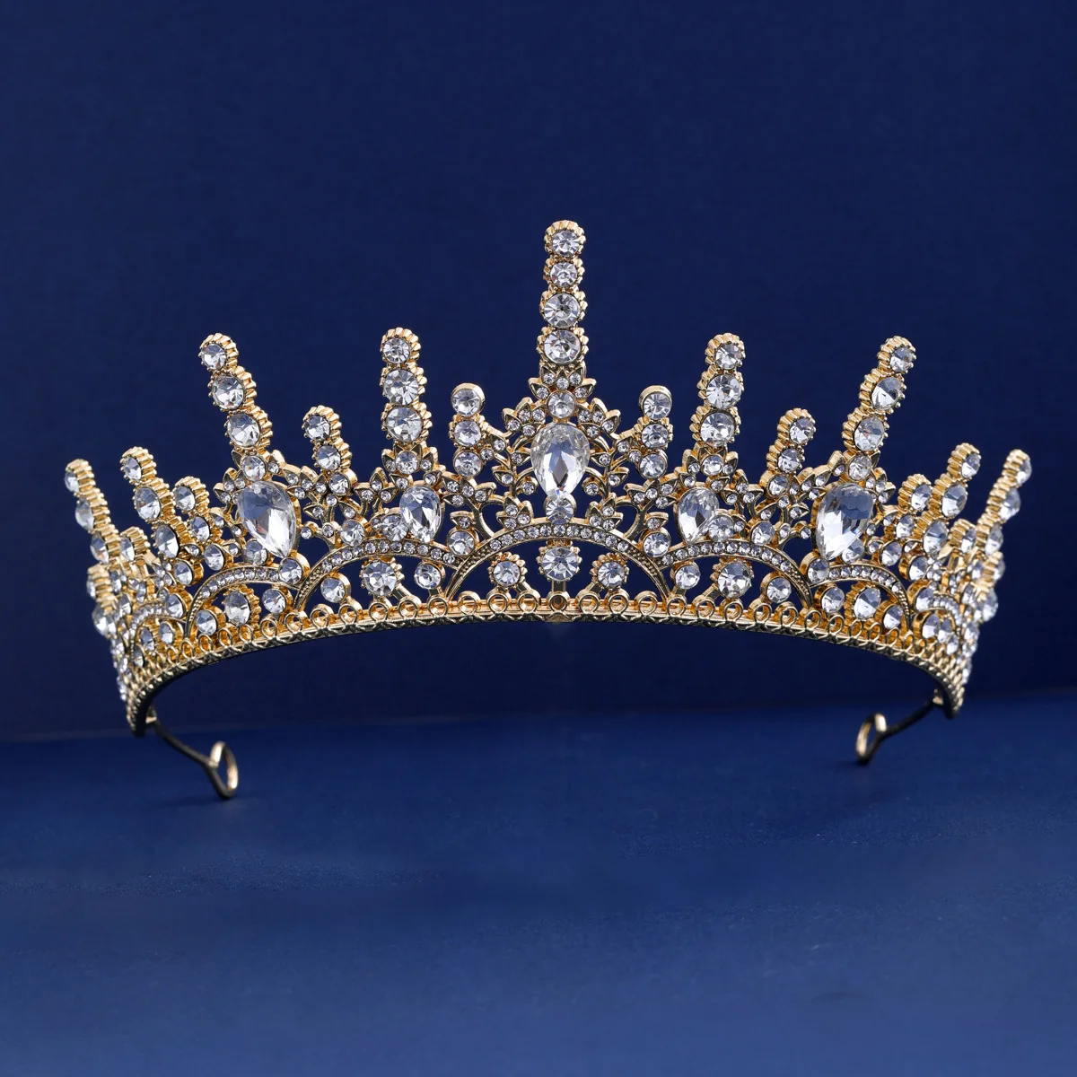 

Luxury Hairband Royal Bridal Birthday Crown Headband Princess Crystal Tiara Hair Hoop for Wedding Party Elegant Hair Accessories