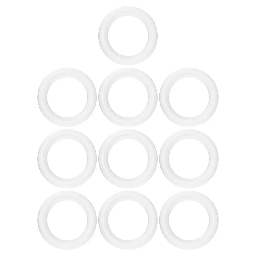 

10Pcs Foam Circles DIY Wreath Forms Unfinished Foam Rings for Crafts Wedding Party Festival Decorative Supplies