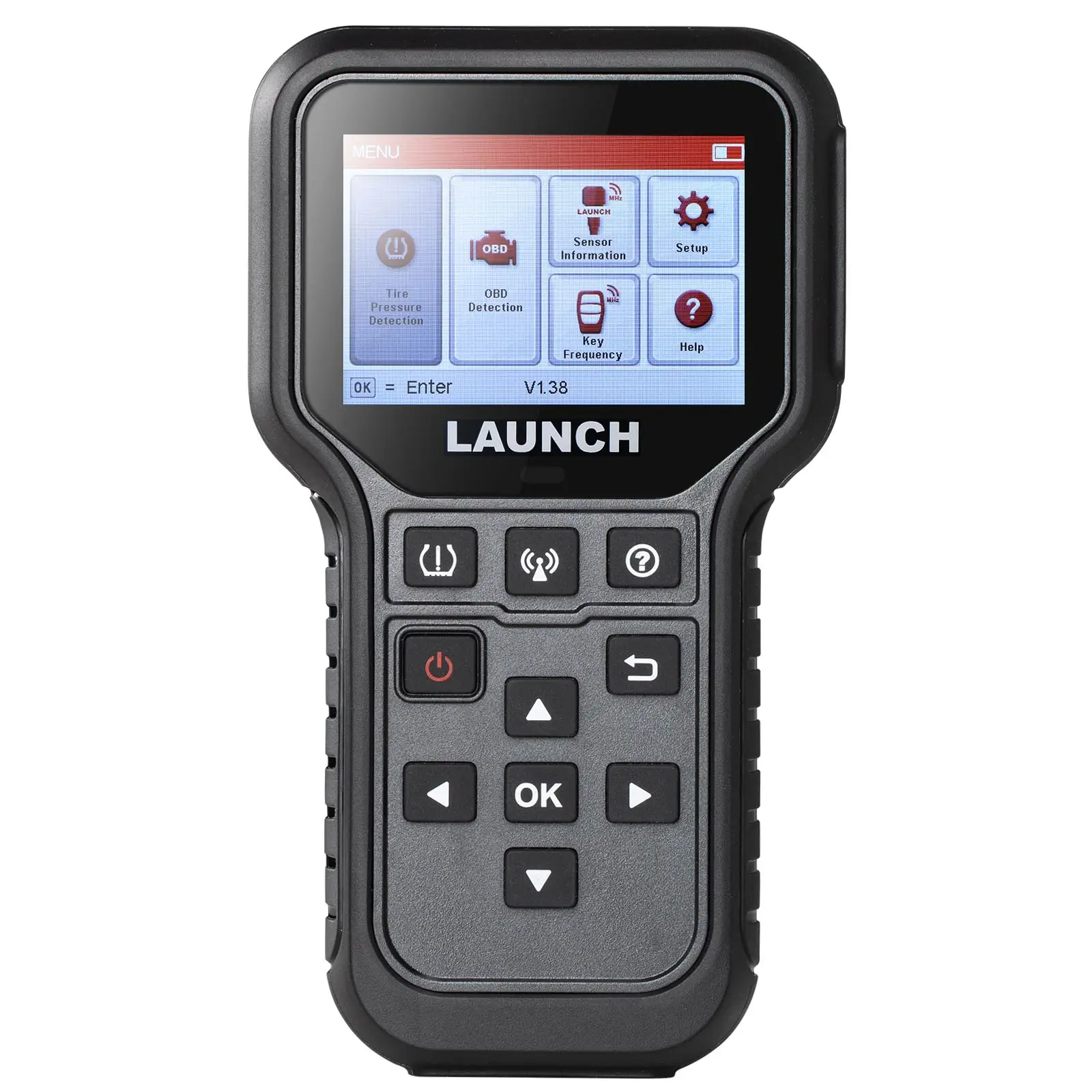 Launch X431 CRT5011E TPMS Relearn Tool Tire Scanner 315/433MHz Support Read/ Activate/ Programming/ Relearn/ Reset/ Key Fob Test