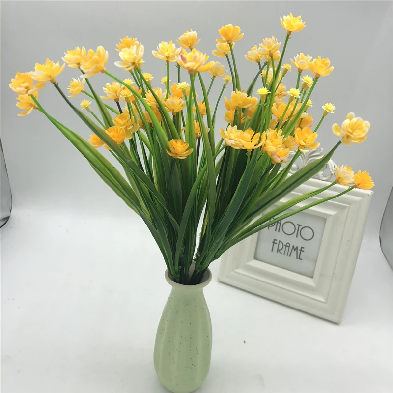 33 Heads Mini Tulips Bouquet Plastic Artificial Flower for Spring Home Wedding Decoration Colorful Tulip Fake Flowers Flores