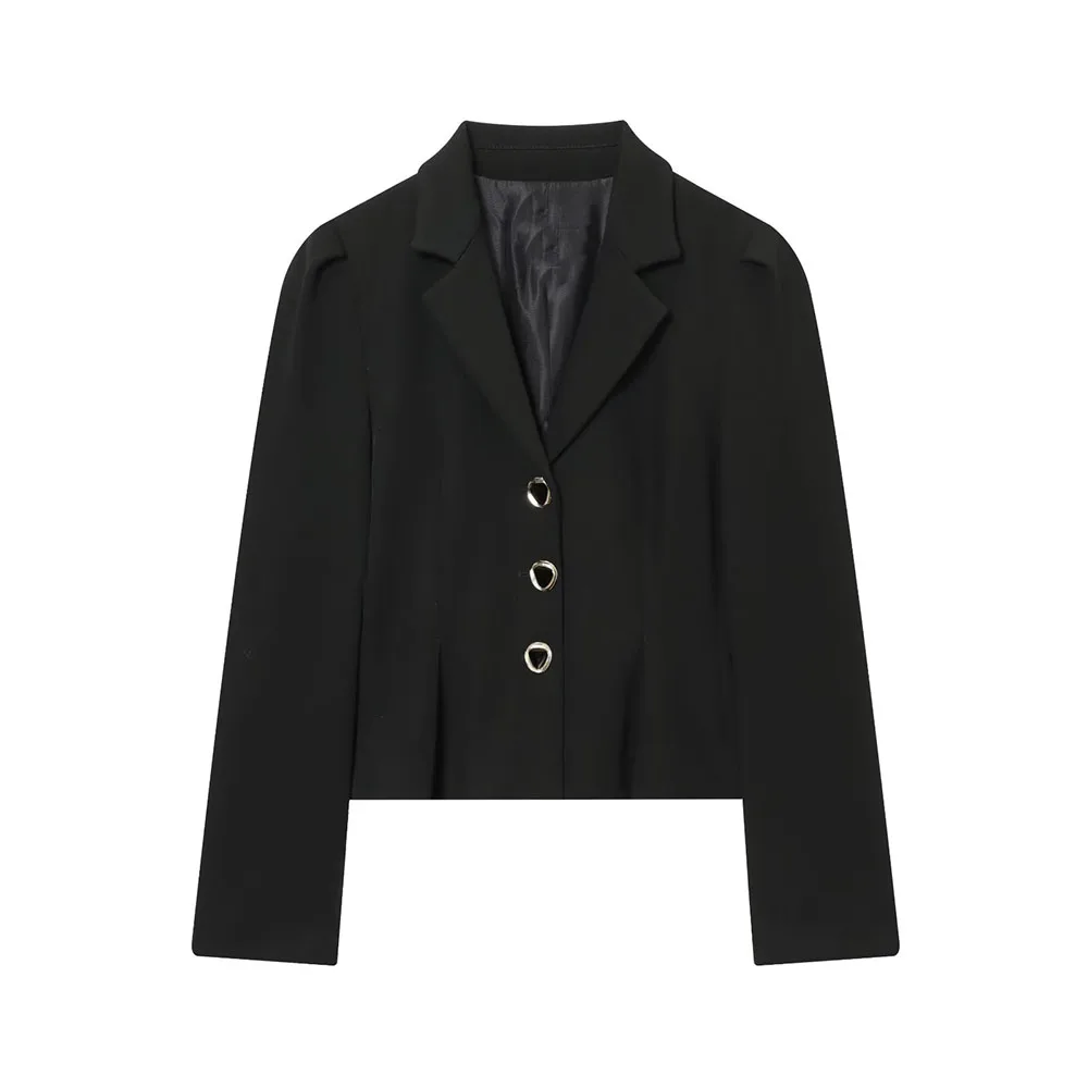 DiYiG DONNA 2025 Autunno Nuova Moda Abito in Vita Giacca a Maniche Lunghe Divisa Gonna Midi Dritta Tuta Sportiva Mujer