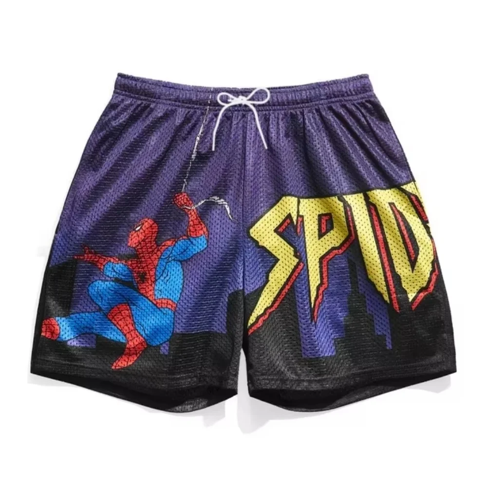 

2026 Summer Hot Sale Marvel Wolverine Spider-Man Sports Basketball Pants 3d Print Breathable Comfortable Quick-Drying Man Shorts