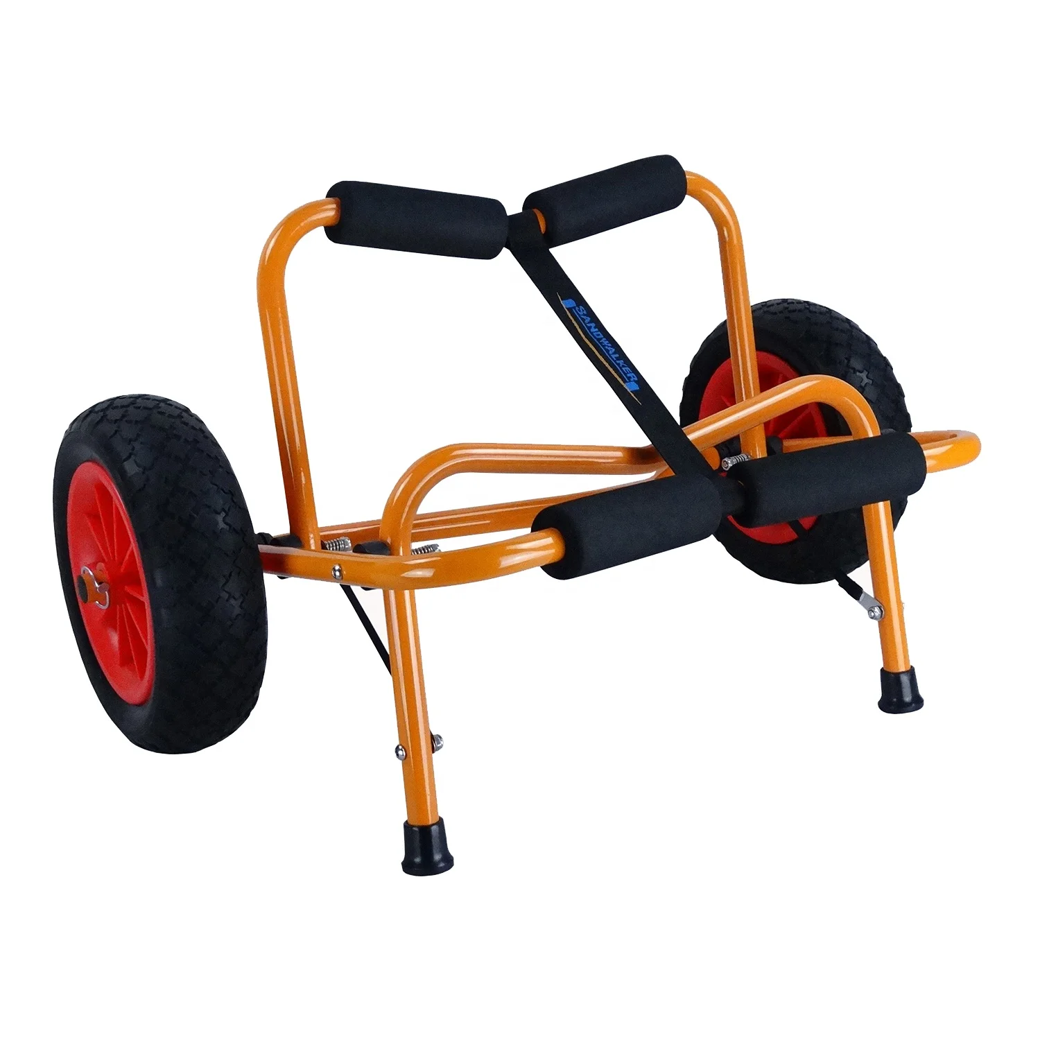 Aluminium Light Weight Kayak Canoe Hand Bunker Cart Kayak Trolley Bunker With Flat Free Wheels