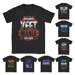 Men's Jey Uso Main Event Yeet T Shirts Winner Wrestler Mania Pure Cotton Tops Casual Short Sleeve Crew Neck Tees Gift T-Shirts