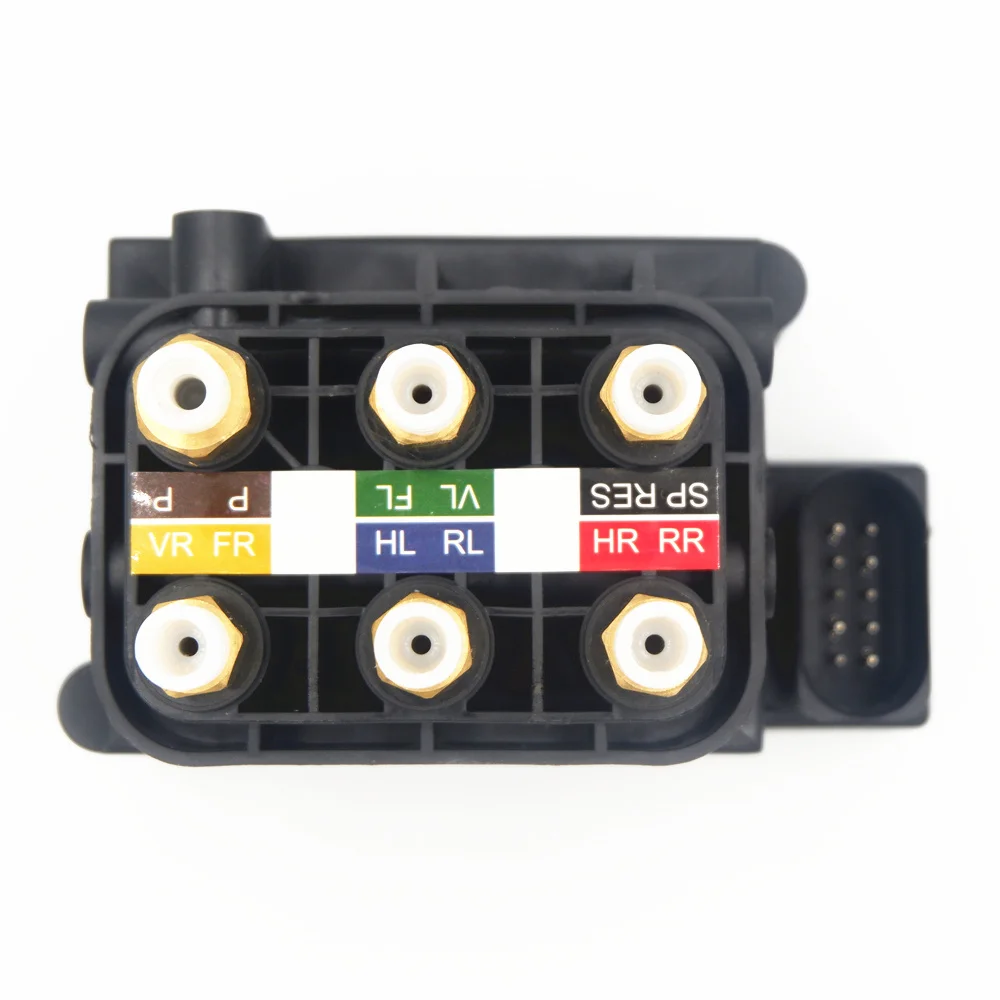 

Airmatic Solenoid Valve Block for Mercedes W212 E212 Air Suspension Compressor Valve 2123200358 2513200058 2123200158
