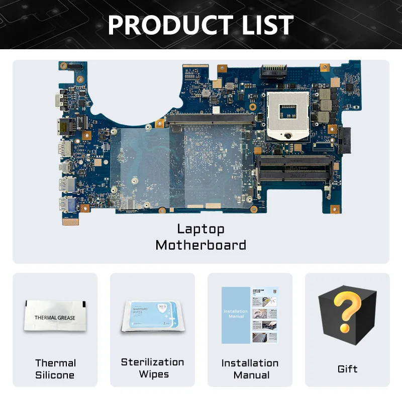 G75VX/G75VW Para ASUS G75V Laptop Motherboard suporte 2D ou 3D LCD 4 slot de memória ddr3 Totalmente Testado