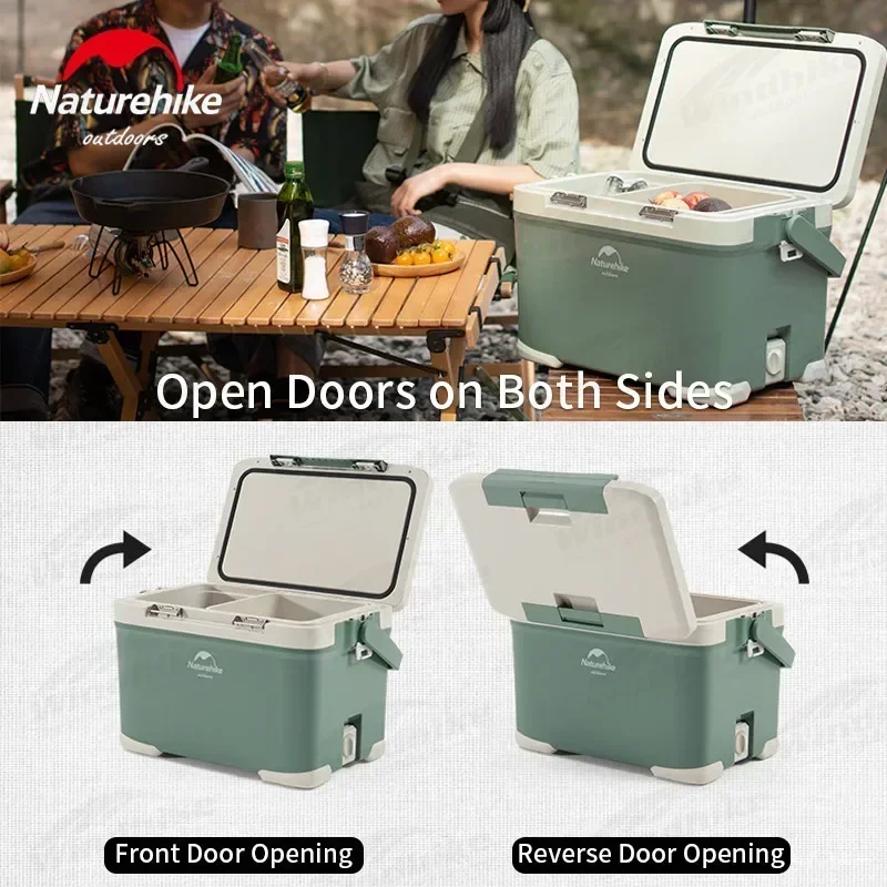 

Naturehike Outdoor Mobile Thermal portable Coolers Box Large Capacity Camping Car Lce Picnic Incubator Beach Box Mini Fridge