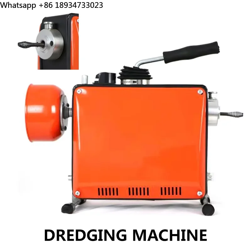 Electric Automatic Pipe Unblocking Machine Professional  Sewer Tool Automatic Toilet Floor Pipeline Dredging Machine