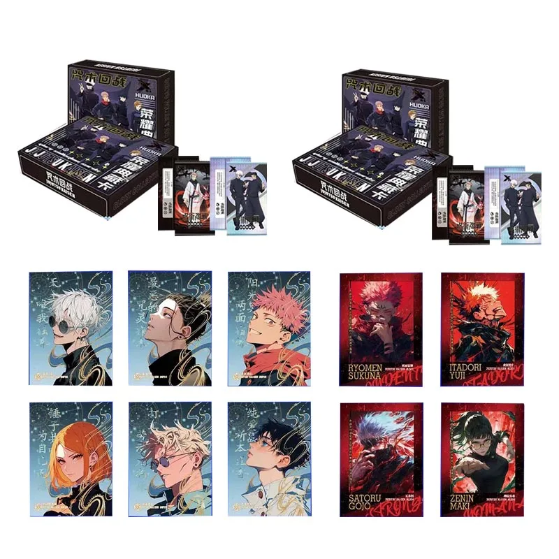 Jujutsu Kaisen Collection Card kadou Quicksand Laser Ticket Sp qr window Card Children's Toys Trading Anime Games Cards