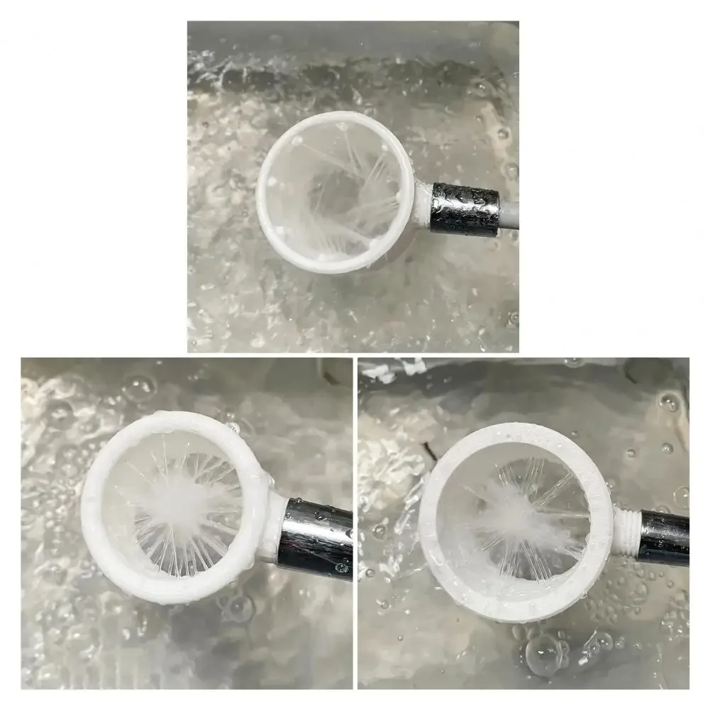Shower Head Powerful Supercharging Hydromassage 360-Degree Ring Water Spray Spiral Nozzle All-round Cleaning Shower Head view 3