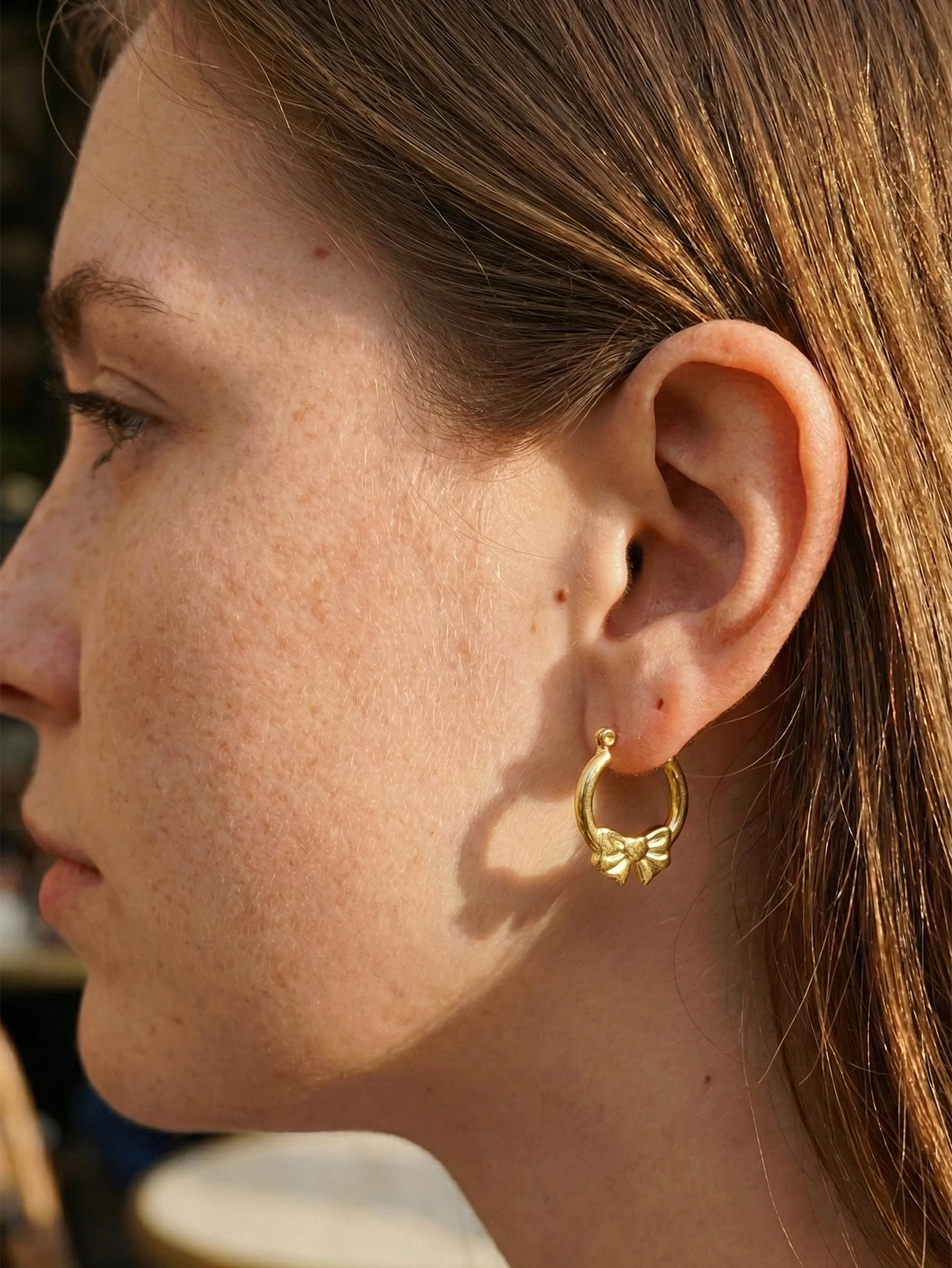 Statement U-förmige Creolen, klobiger Edelstahlschmuck, trendige Herz- und runde Twist-Creolen für Damen, Partygeschenk