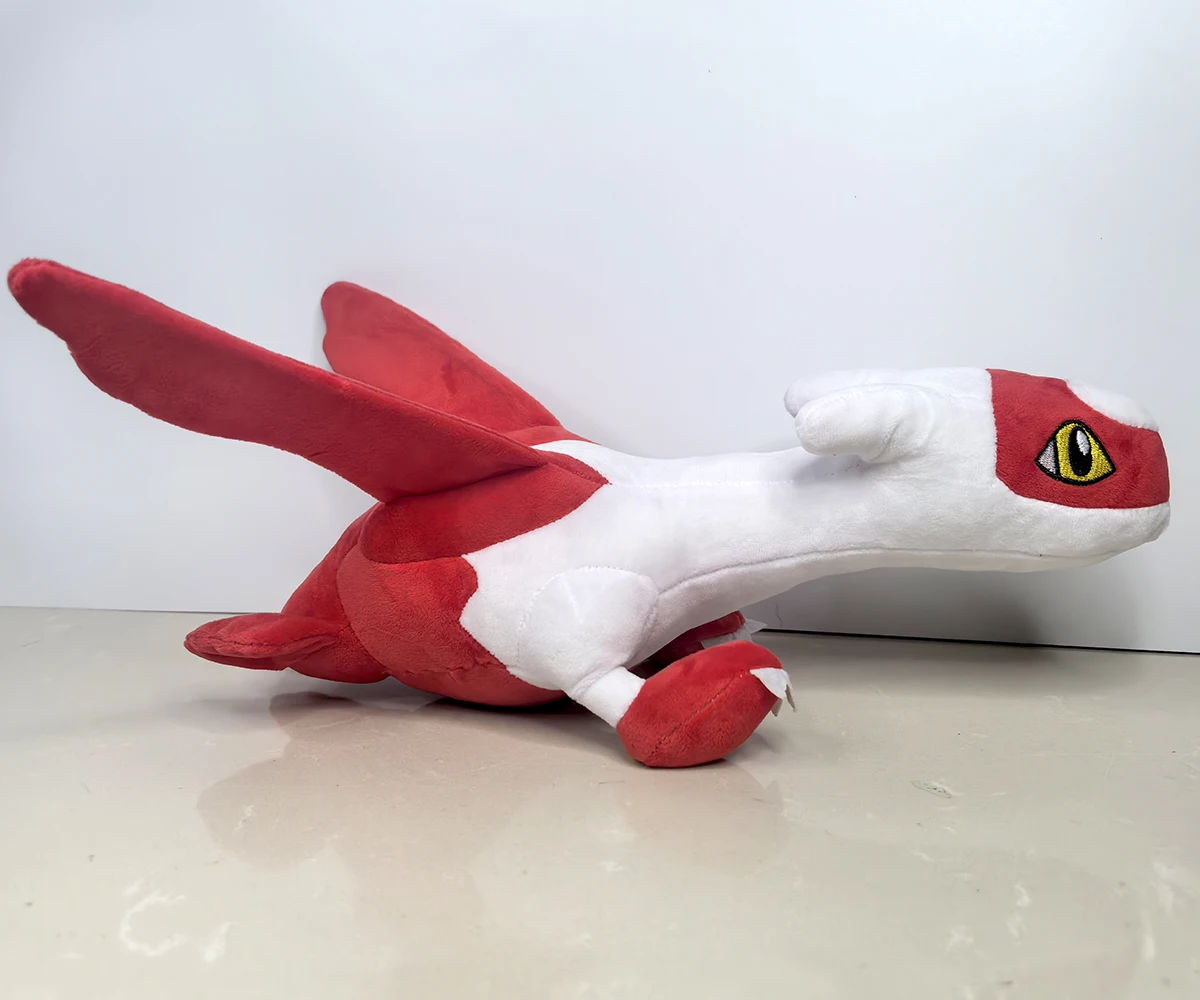 Pokemon LEGENDS Latias rojas juguete de peluche de 12 pulgadas, juego de interruptor espada escudo dragón relleno Animal dibujos animados escarlata violeta muñeco de peluche