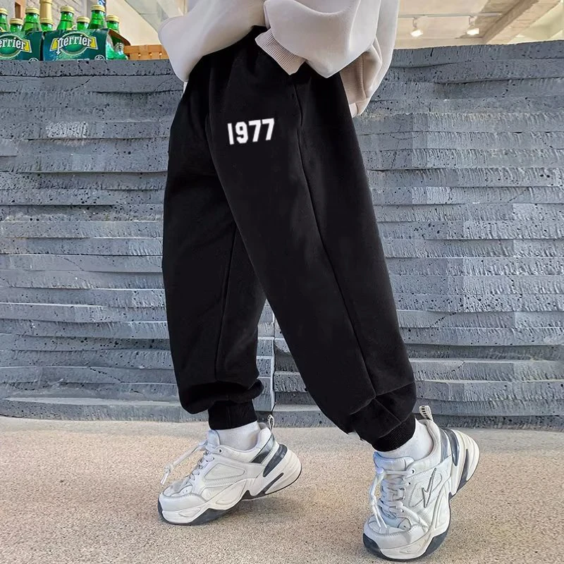 Spring/Summer Pants Thin Boys' Sports PantsPolyesterChildren's Outdoor Street Pants Boys' Casual Loose Comfortable SanitaryPants